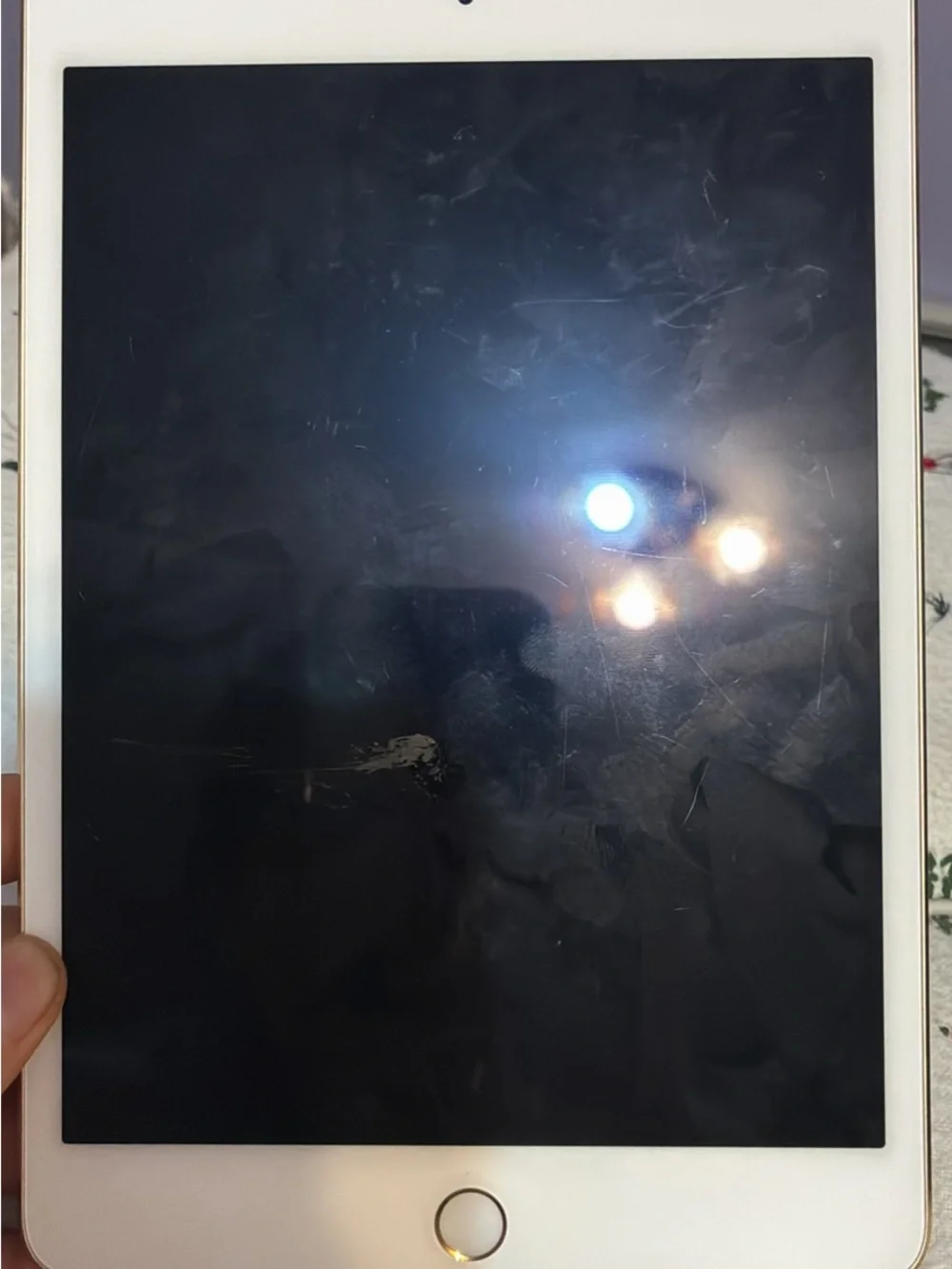 Apple iPad 5th  Generation  Gold Back with Apple Logo 32GB